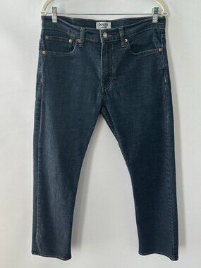 Levi's Denizen Men's Dark Blue Denim W32 L30 Slim Straight Jeans